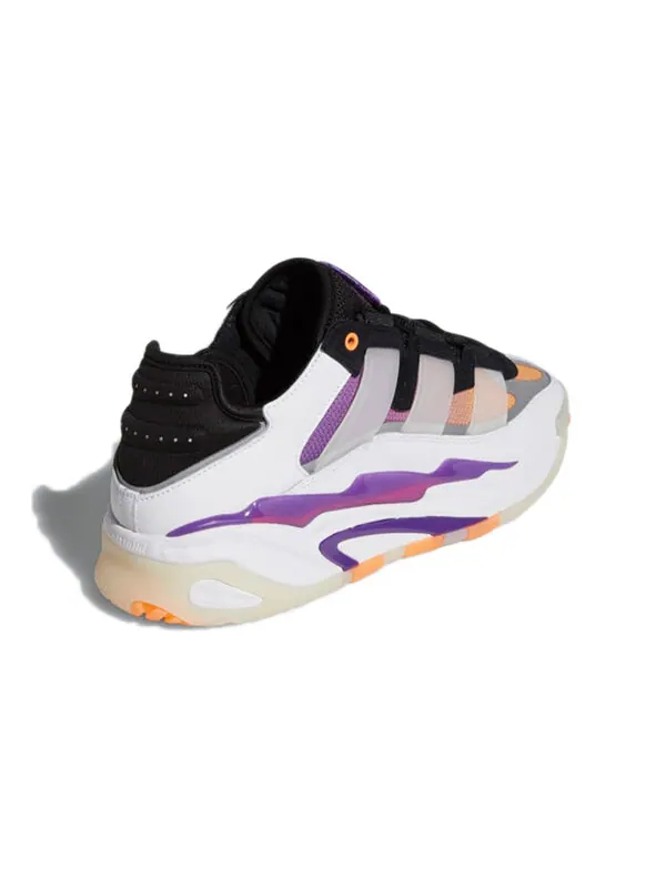 Кроссовки найтбол Adidas — изображение 4 из 4, черный/белый/фиолетовый