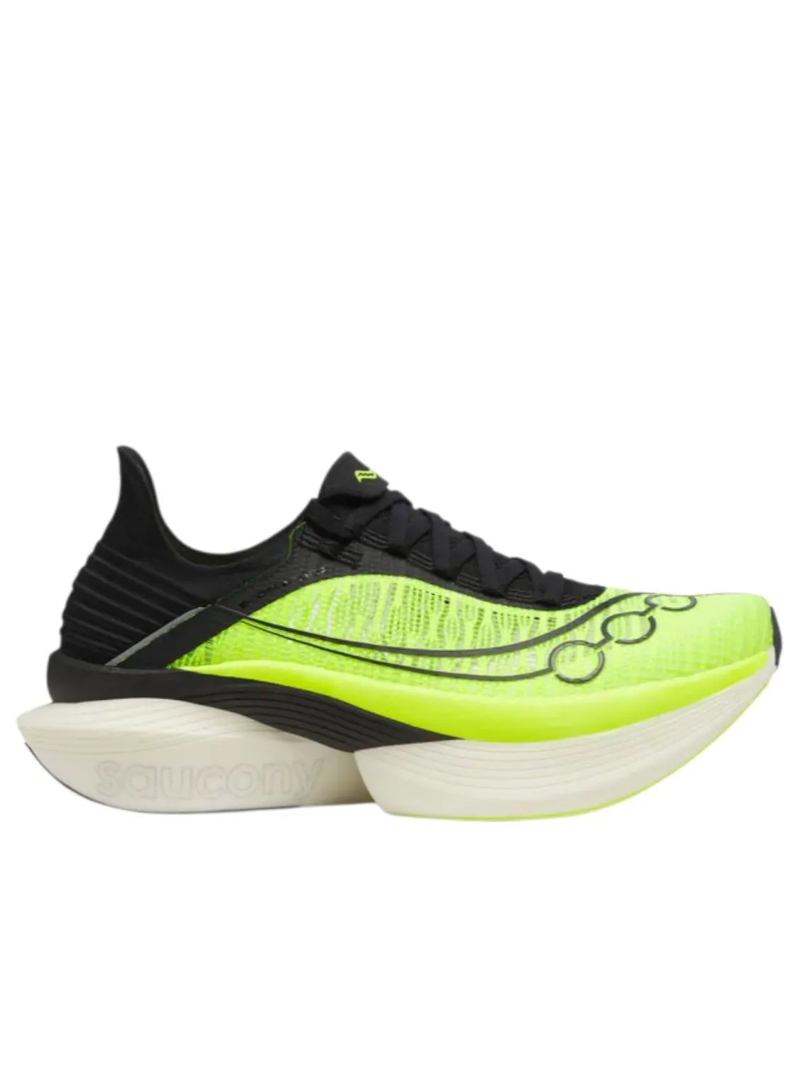 Кроссовки Saucony Endorphin Elite 2 'Citron Black' — изображение 2 из 6, черный