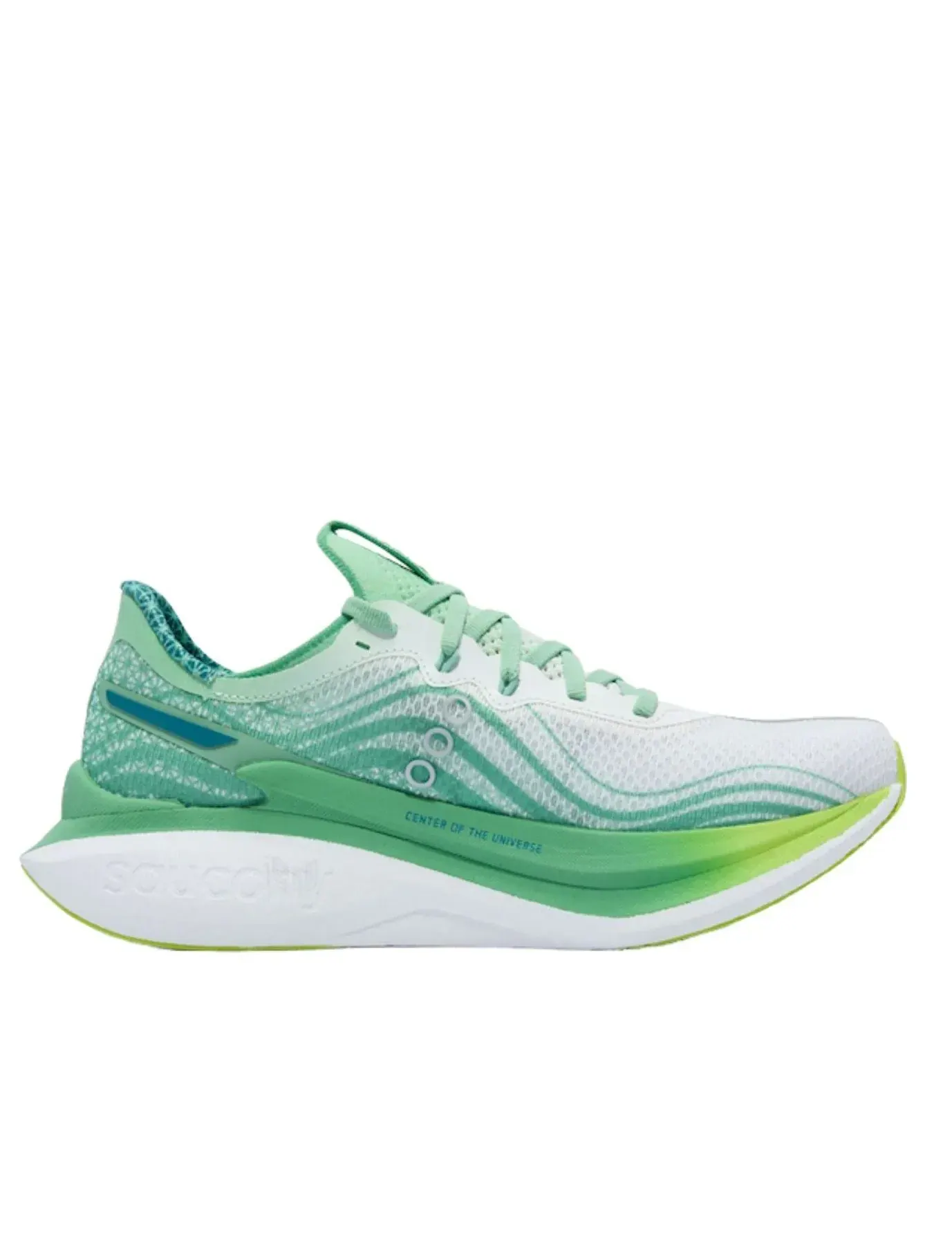 Кроссовки Saucony Endorphin 5 Pro 'Green White' — изображение 5 из 5, зеленый