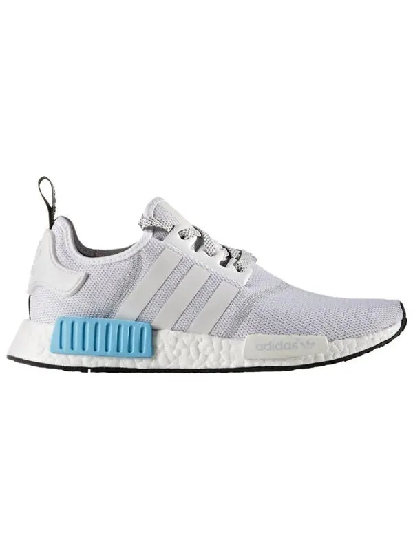 Кроссовки nmd_r1 Adidas — изображение 2 из 3, яркий голубой/белый