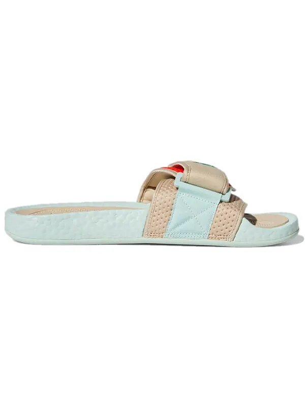 Тапочки x pharrell nigo x hu chancletas slides 'friendship pack' Adidas — изображение 2 из 4, бежевый