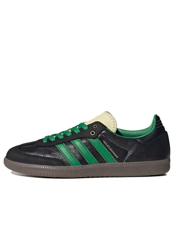 Кроссовки x wales bonner samba Adidas — изображение 1 из 4, черный/зеленый