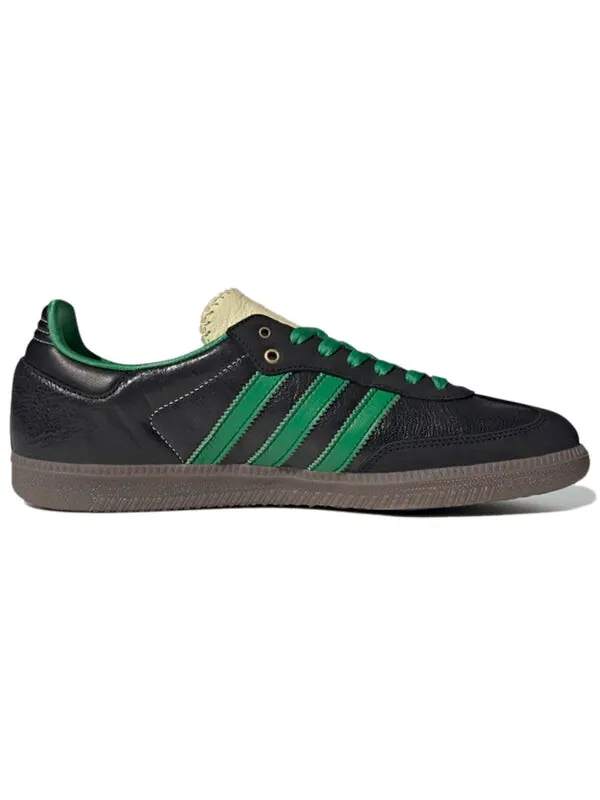 Кроссовки x wales bonner samba Adidas — изображение 2 из 4, черный/зеленый