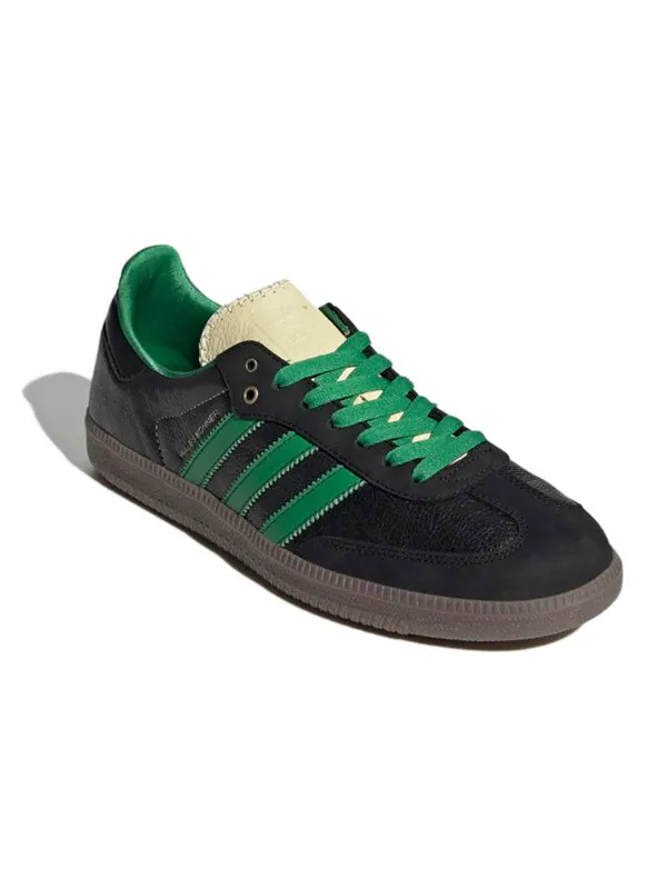 Кроссовки x wales bonner samba Adidas — изображение 3 из 4, черный/зеленый