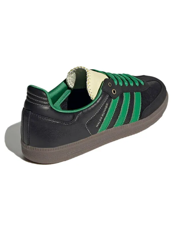Кроссовки x wales bonner samba Adidas — изображение 4 из 4, черный/зеленый