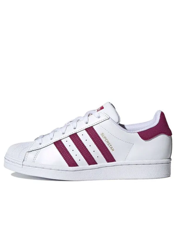 Кроссовки оригиналы суперзвезда Adidas — изображение 1 из 4, белый/красный/золотистый