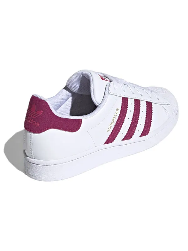Кроссовки оригиналы суперзвезда Adidas — изображение 4 из 4, белый/красный/золотистый