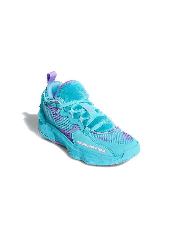 Кроссовки monsters inc. x dame 7 extply Adidas — изображение 3 из 4, синий/фиолетовый