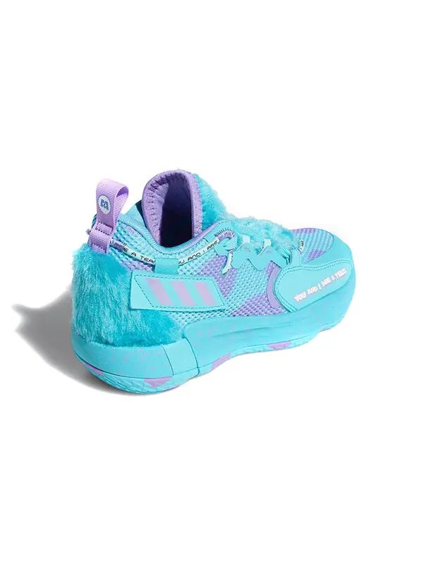 Кроссовки monsters inc. x dame 7 extply Adidas — изображение 4 из 4, синий/фиолетовый