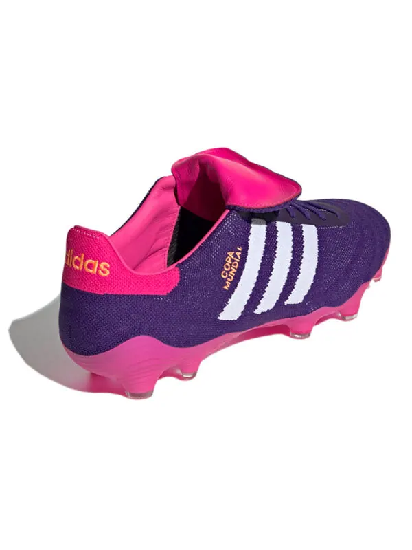 Кроссовки copa mundial 21 fg 'collegiate purple shock pink' Adidas — изображение 4 из 4, фиолетовый/белый