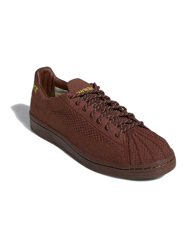 Кроссовки x pharrell superstar primeknit Adidas — изображение 3 из 4, коричневый