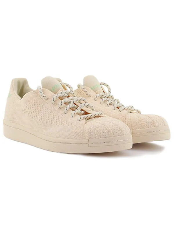 Кроссовки x pharrell superstar primeknit Adidas — изображение 3 из 4, бежевый