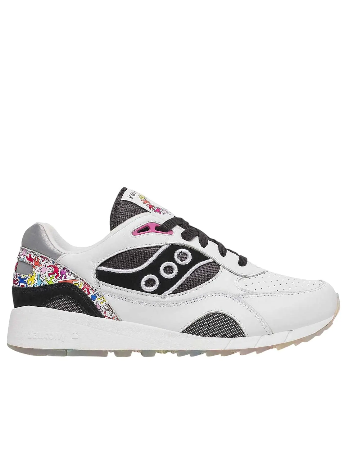 (WMNS) Saucony x Keith Haring Shadow 6000 'White Multi' — изображение 6 из 6, белый/мульти
