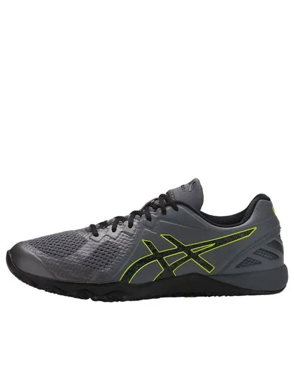 Кроссовки conviction x 'dark grey yellow' Asics — изображение 1 из 3, темный серый/желтый