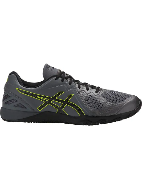 Кроссовки conviction x 'dark grey yellow' Asics — изображение 2 из 3, темный серый/желтый