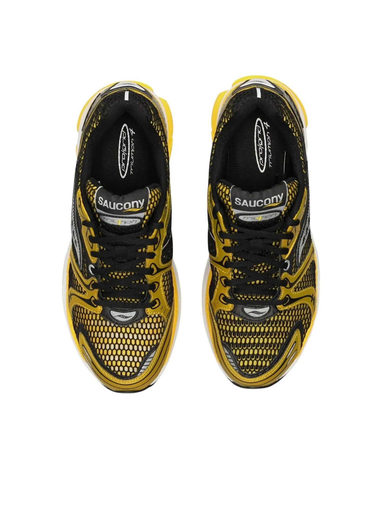 Saucony ProGrid Triumph 4 'Lemon Chrome' — изображение 2 из 5, лимонный хром