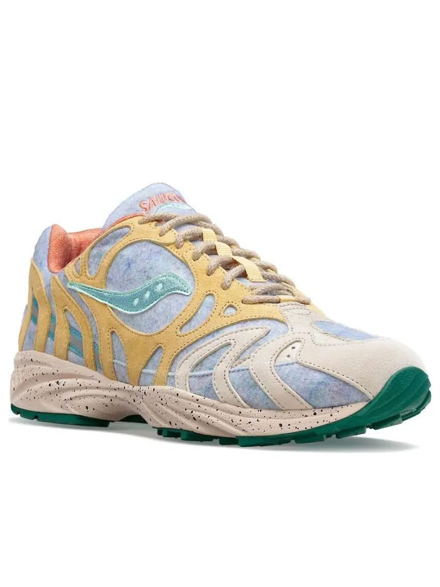Кроссовки Saucony Grid Azura 2000 'Felt Grey Multi' — изображение 2 из 5, мульти