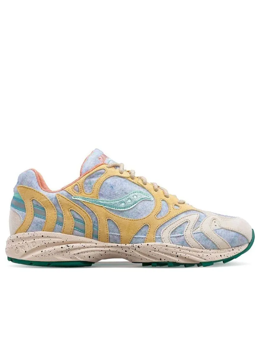 Кроссовки Saucony Grid Azura 2000 'Felt Grey Multi' — изображение 5 из 5, мульти