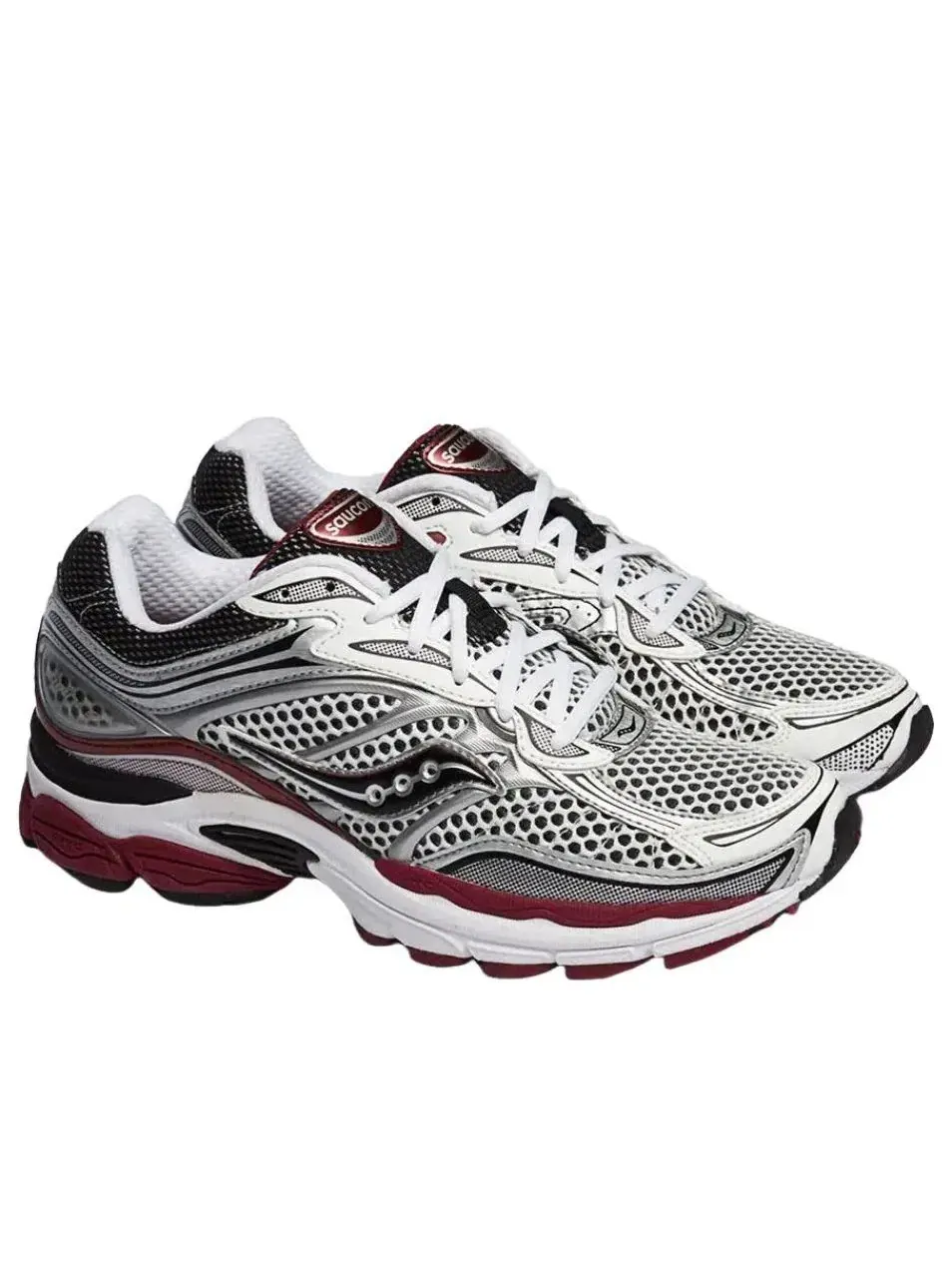 Кроссовки Saucony ProGrid Omni 9 OG 'White Silver Red' S70739-1 — изображение 2 из 4, белый