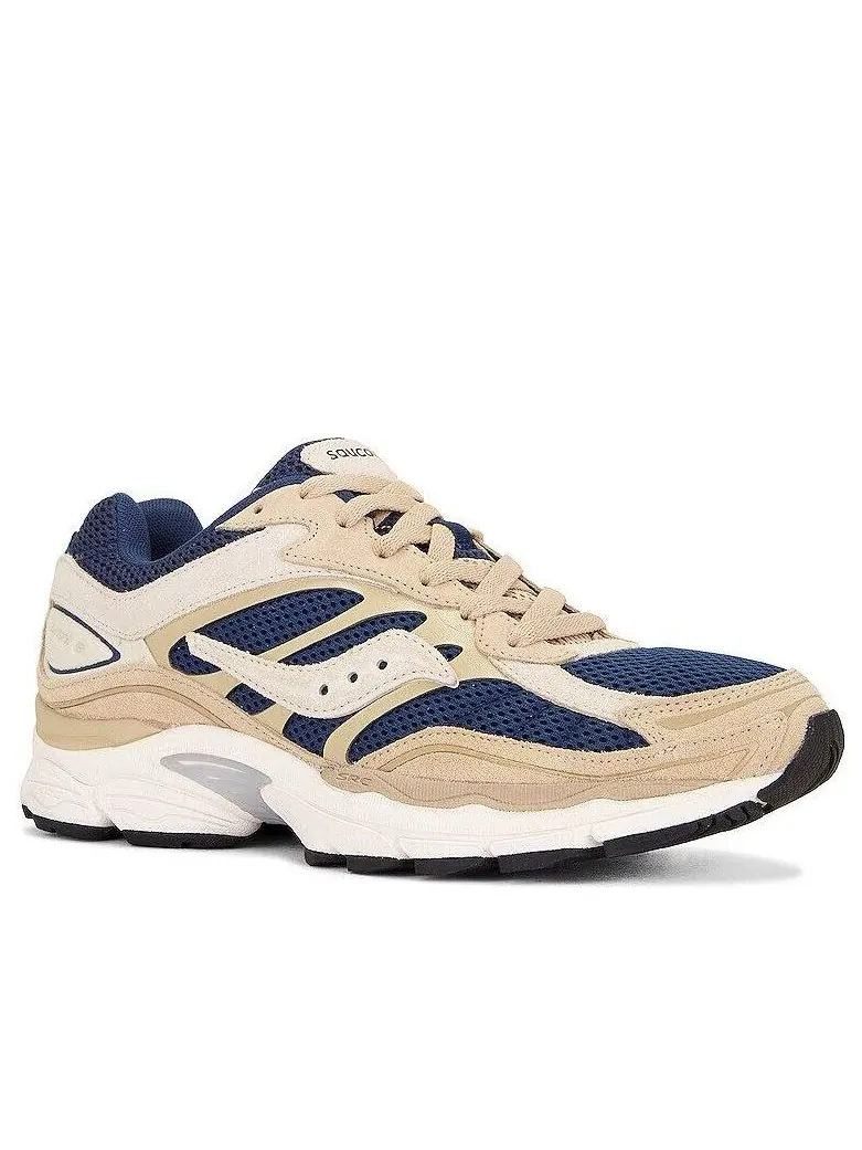 Кроссовки Saucony ProGrid Omni 9 Premium 'Бежевый темно-синий' — изображение 2 из 6