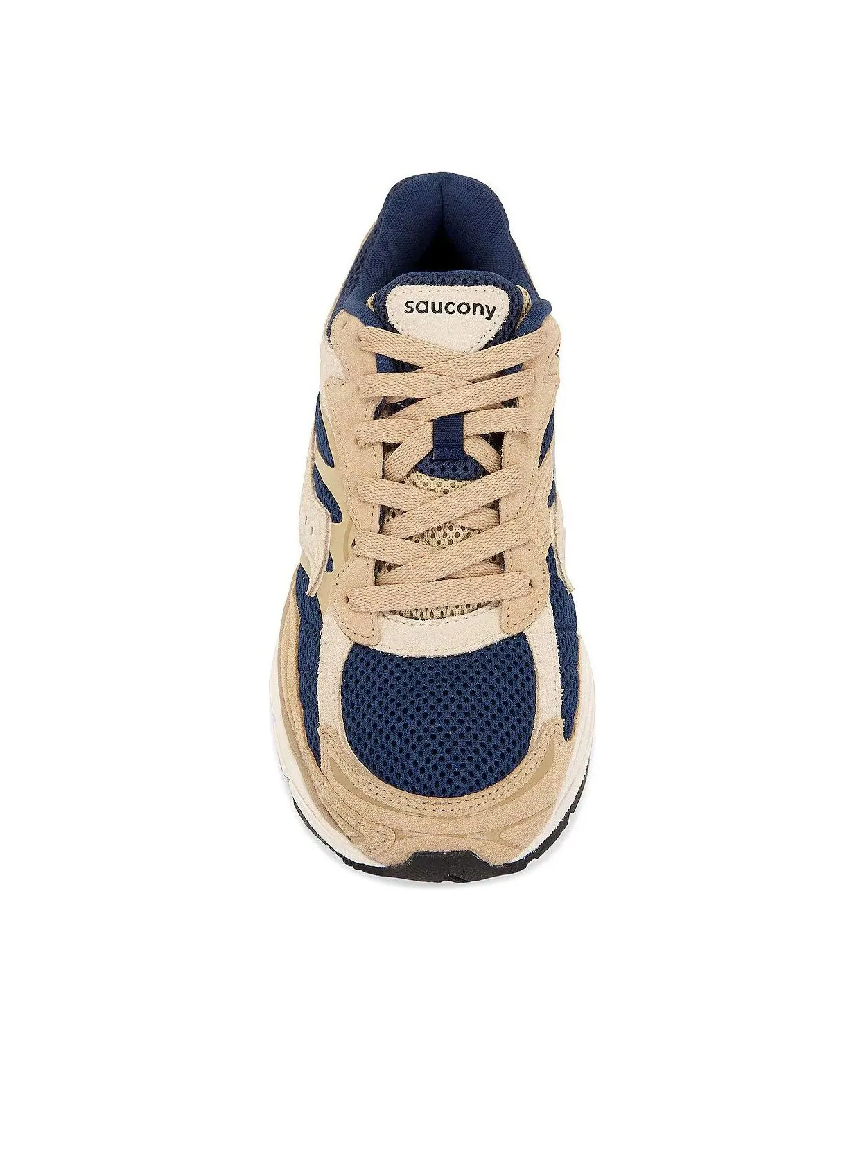 Кроссовки Saucony ProGrid Omni 9 Premium 'Бежевый темно-синий' — изображение 3 из 6
