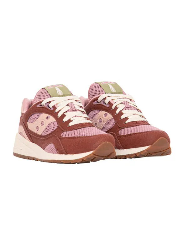 Кроссовки shadow 6000 'mushroom burgundy' Saucony — изображение 2 из 4, бордовый