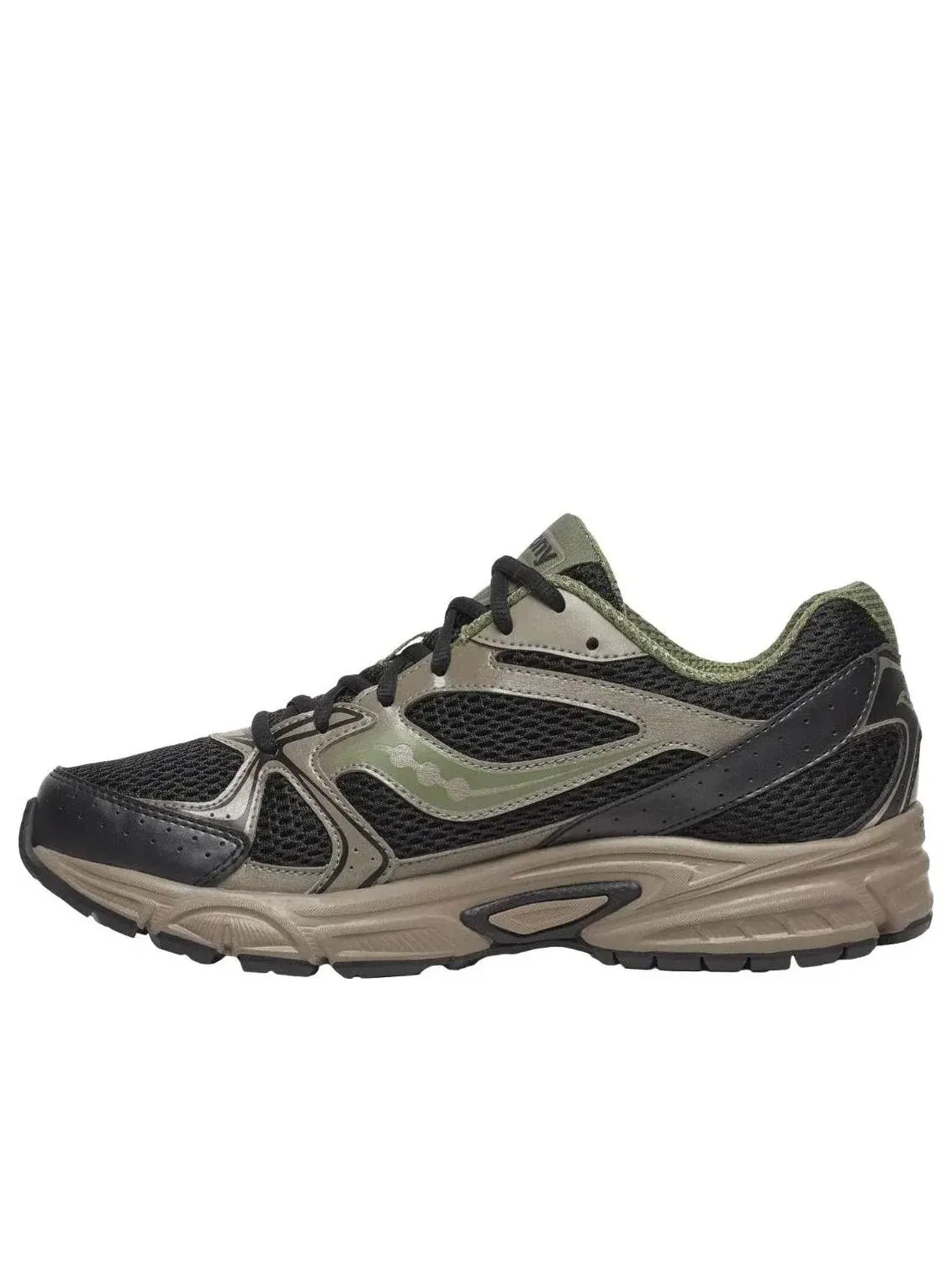 Мужские кроссовки с шнуровкой Ride Millenium Saucony — изображение 1 из 6, черный