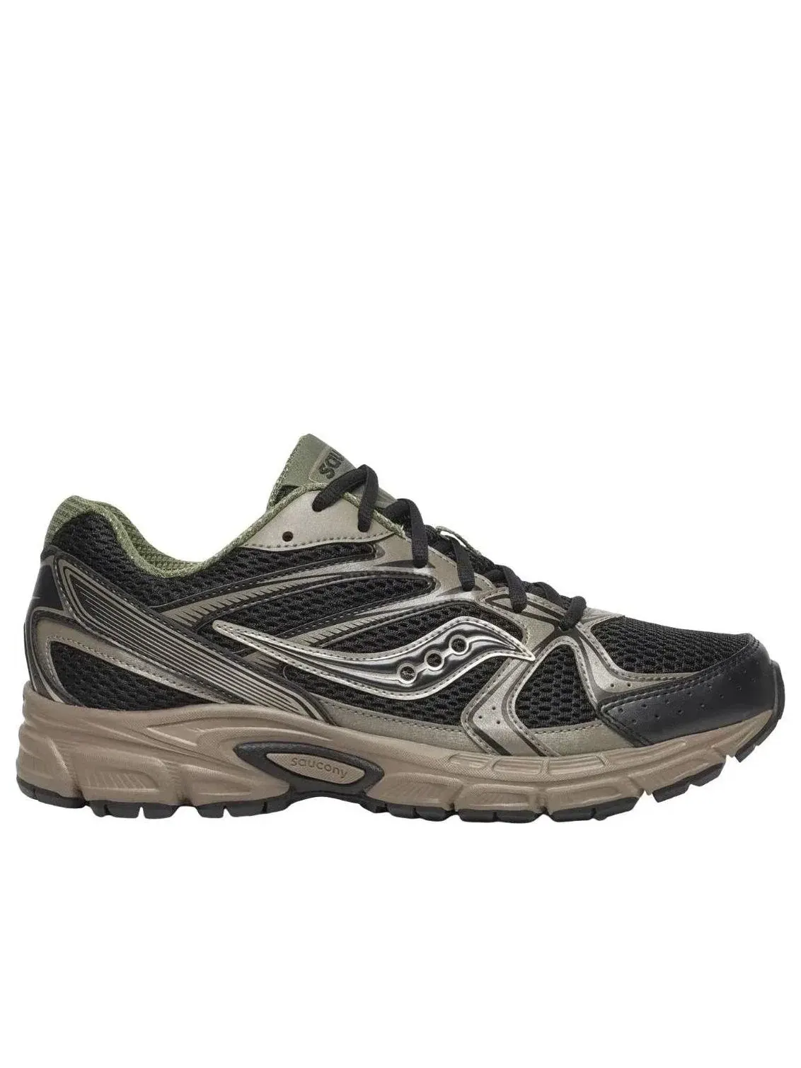 Мужские кроссовки с шнуровкой Ride Millenium Saucony — изображение 2 из 6, черный