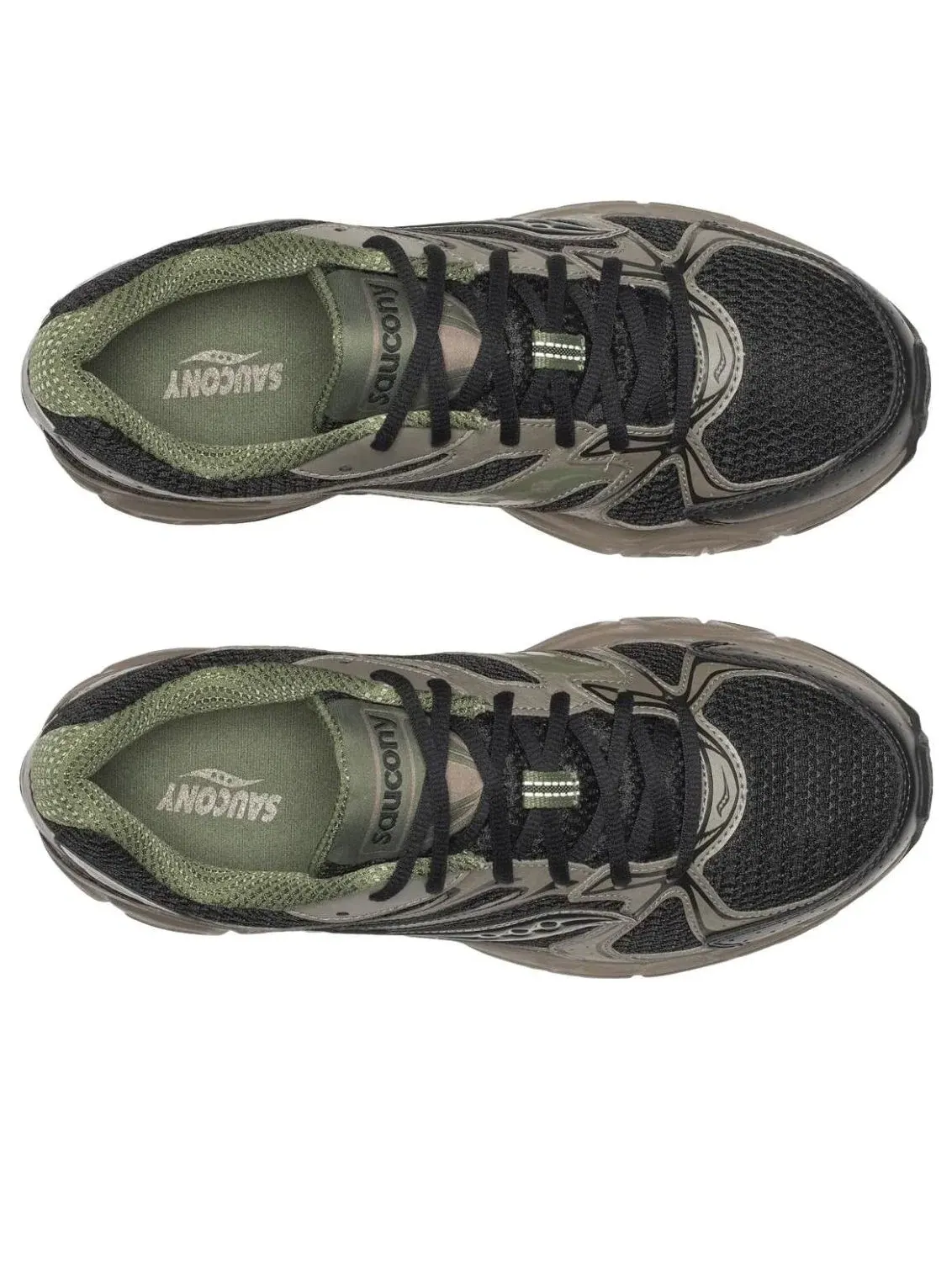 Мужские кроссовки с шнуровкой Ride Millenium Saucony — изображение 6 из 6, черный