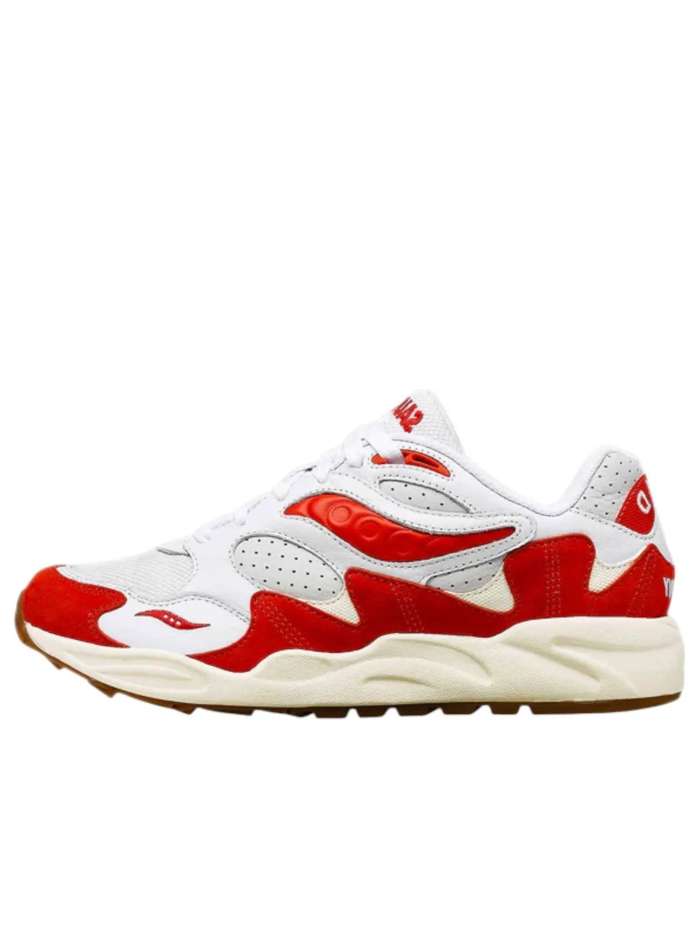 Кроссовки Saucony Grid Shadow 2 'Ivy Prep' — изображение 1 из 4, белый/красный