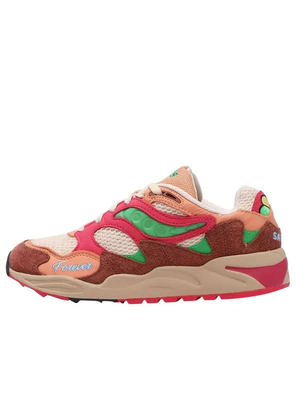 Кроссовки x jae tips grid shadow 2 'what's the occasion? wear to the party' Saucony — изображение 1 из 4, коричневый