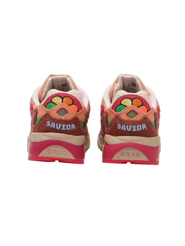 Кроссовки x jae tips grid shadow 2 'what's the occasion? wear to the party' Saucony — изображение 4 из 4, коричневый