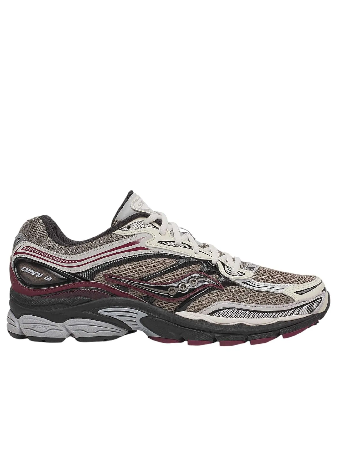 Saucony ProGrid Omni 9 TMY 'Tan Maroon' — изображение 6 из 6, бежевый