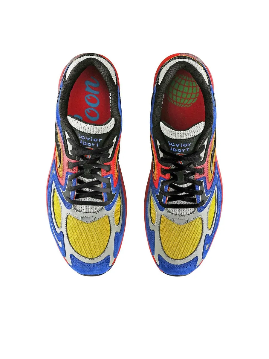 Кроссовки Saucony x Jae Tips Grid Jazz 9 'I Love You But Im Busy' — изображение 3 из 5, синий