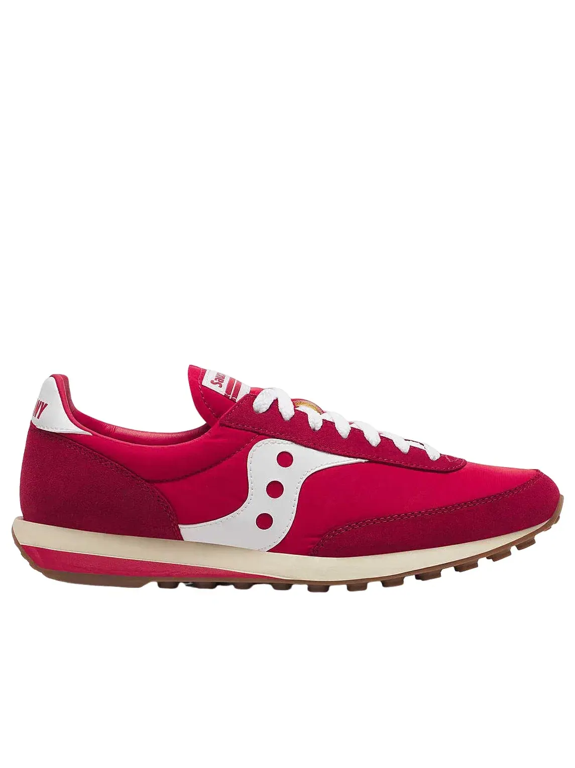 Мужские кроссовки с текстильным верхом Trainer 80 Saucony — изображение 2 из 5, красный