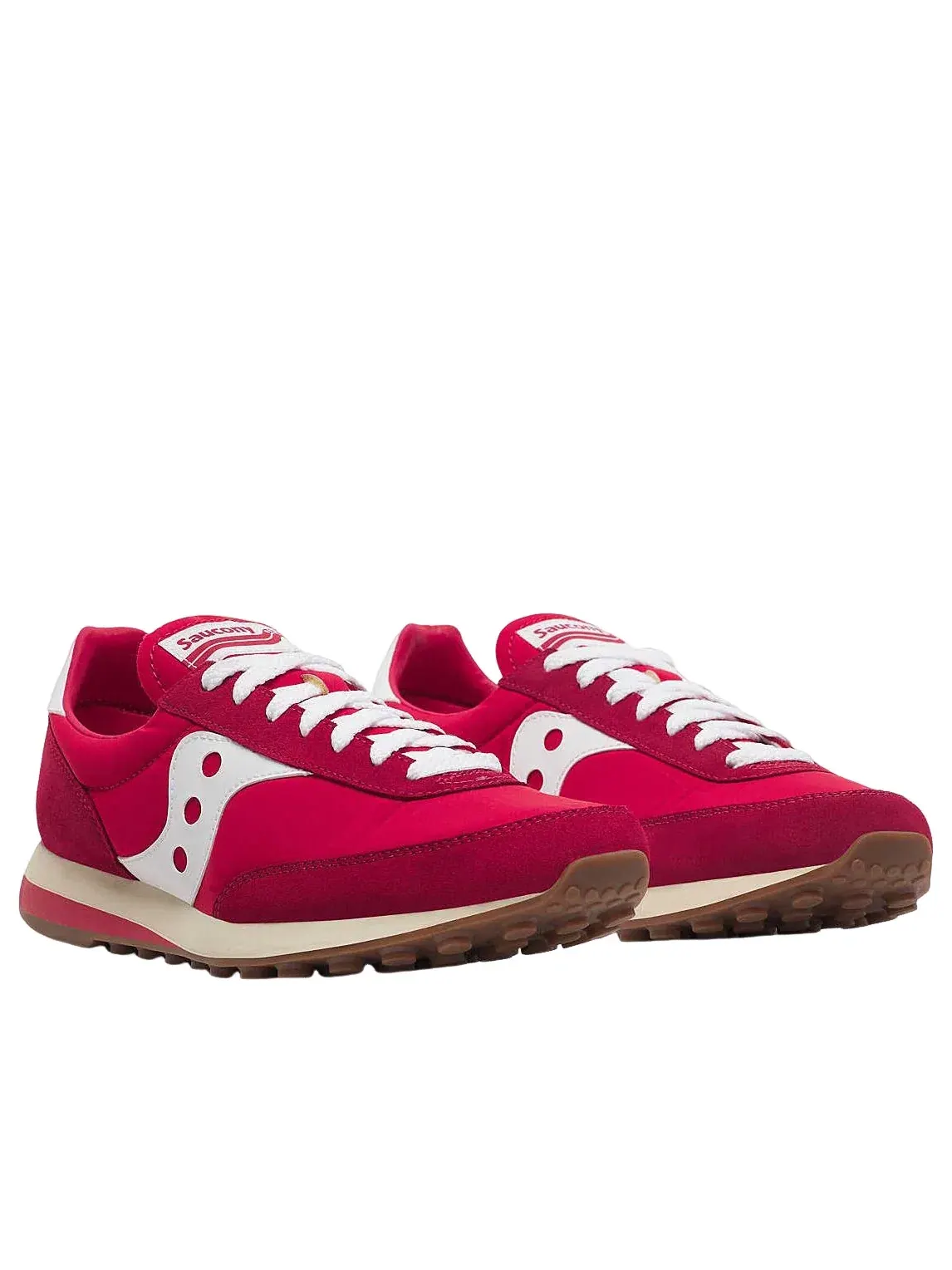 Мужские кроссовки с текстильным верхом Trainer 80 Saucony — изображение 3 из 5, красный