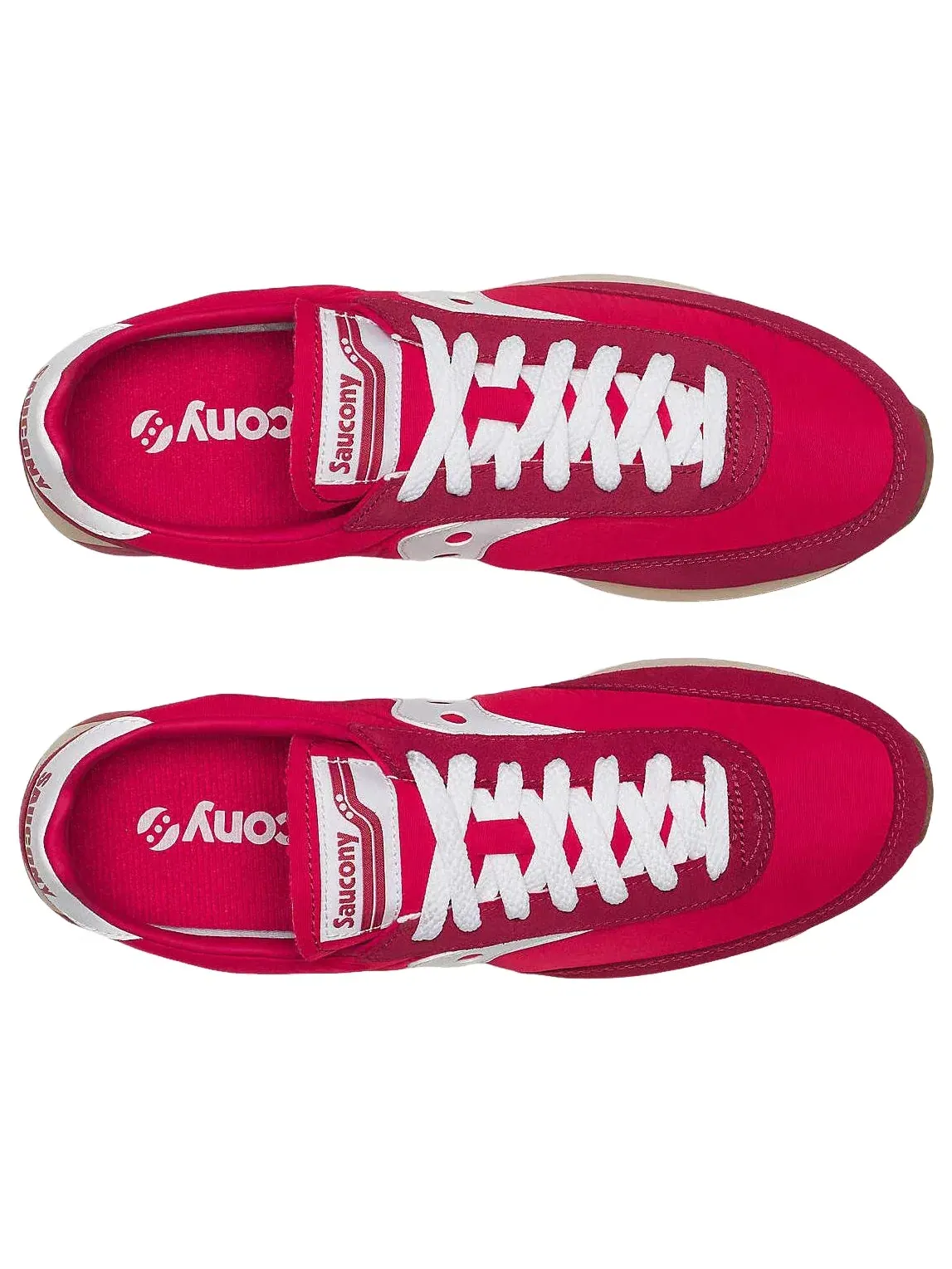Мужские кроссовки с текстильным верхом Trainer 80 Saucony — изображение 4 из 5, красный