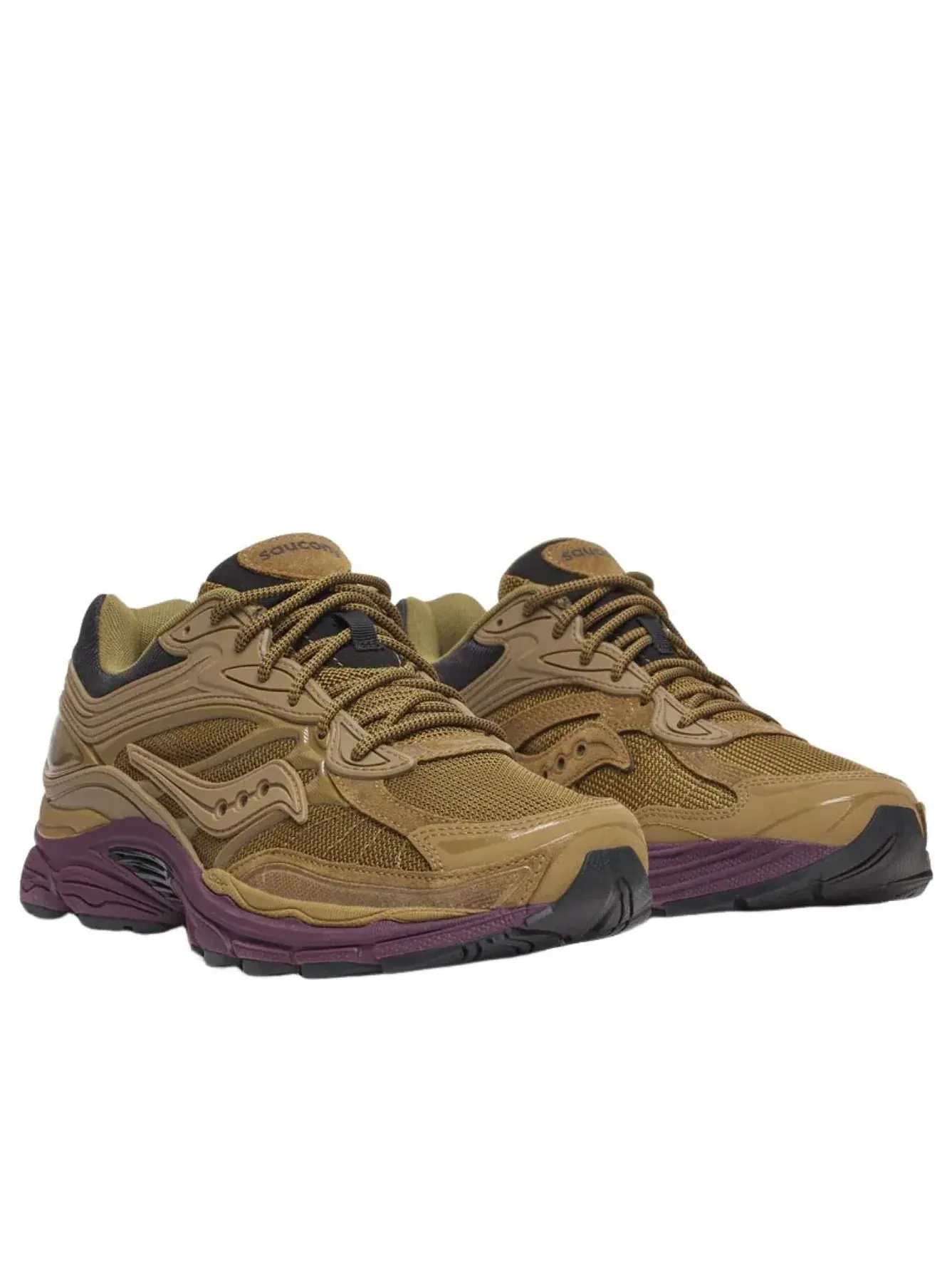 Кроссовки Saucony ProGrid Omni 9 'Brown Wine' — изображение 2 из 6, коричневый