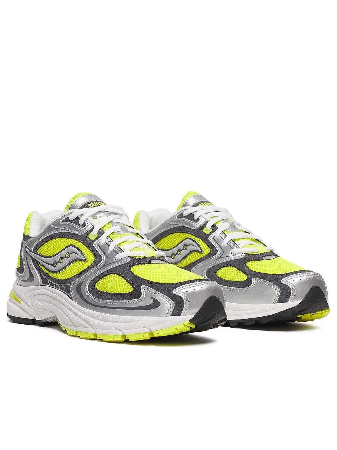 Кроссовки Saucony Grid Jazz 9 'Yellow Silver' — изображение 2 из 6, желтый/серебристый