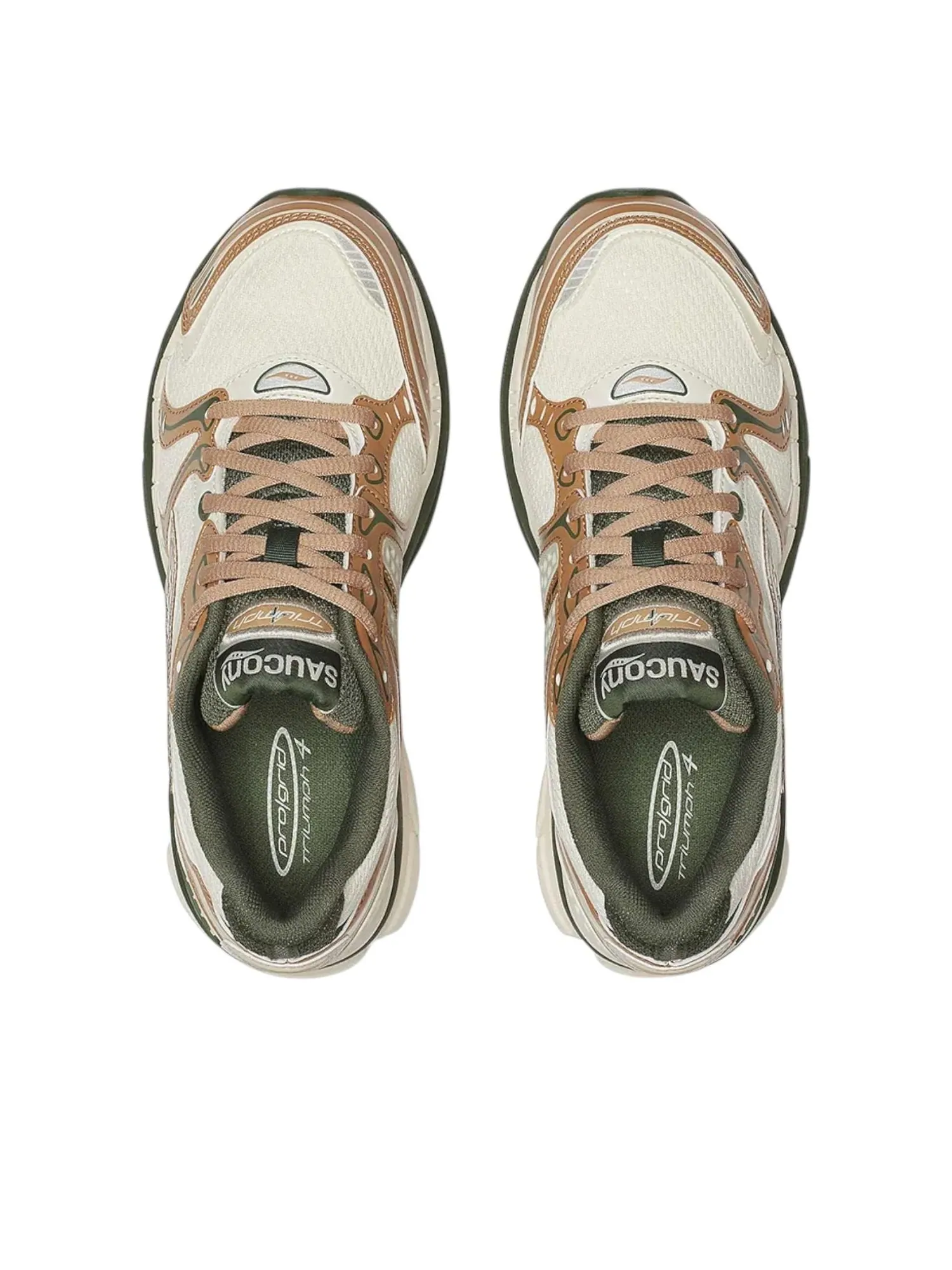 Saucony & Friends Pro Grid Triumph 4 'Cream Doe' — изображение 4 из 6, кремовый