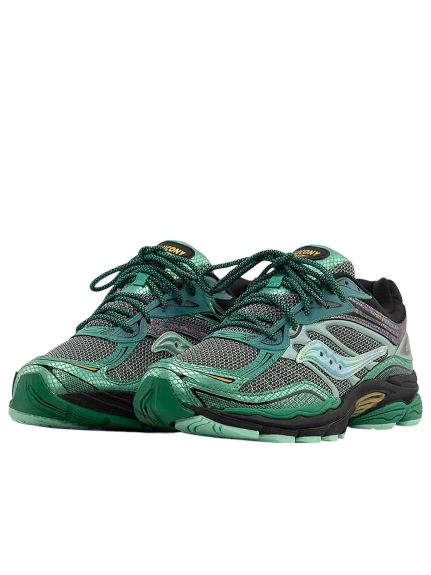 Saucony Progrid Omni 9 'Glowaconstrictor' — изображение 3 из 5, зеленый/черный