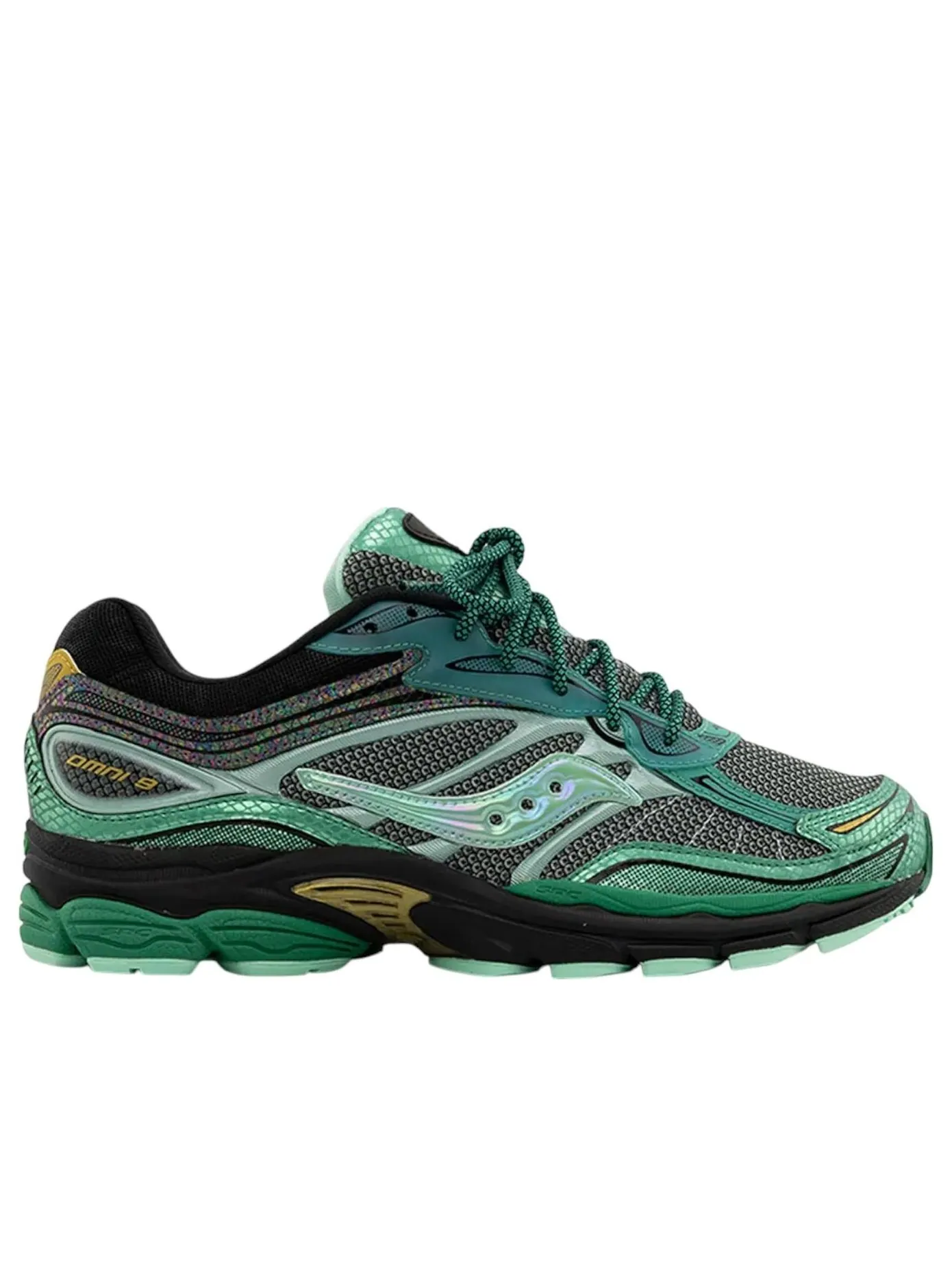 Кроссовки Saucony Progrid Omni 9 'Glowaconstrictor' — изображение 2 из 5, зеленый