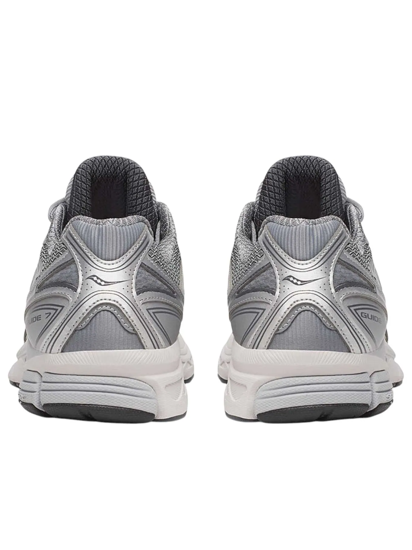 Кроссовки Saucony ProGrid Guide 7 'Grey Silver' — изображение 4 из 5, серебряный