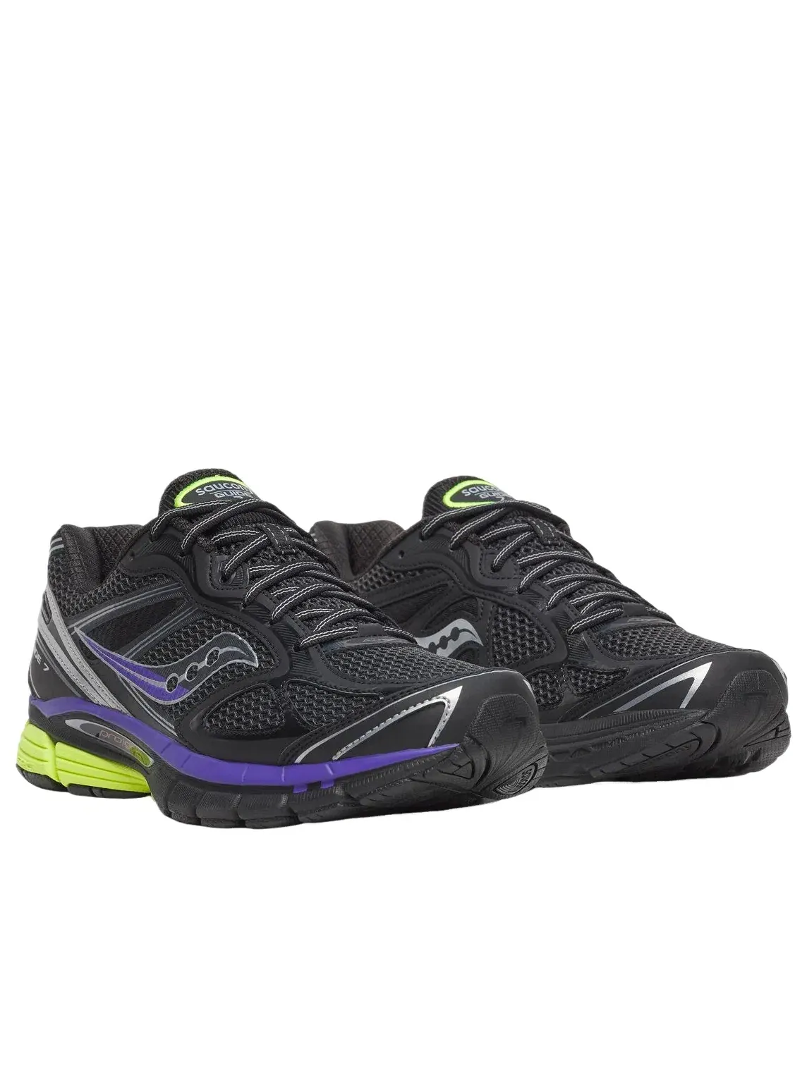 Мужские кроссовки с шнуровкой Progrid Guide 7 Saucony — изображение 3 из 6, черный