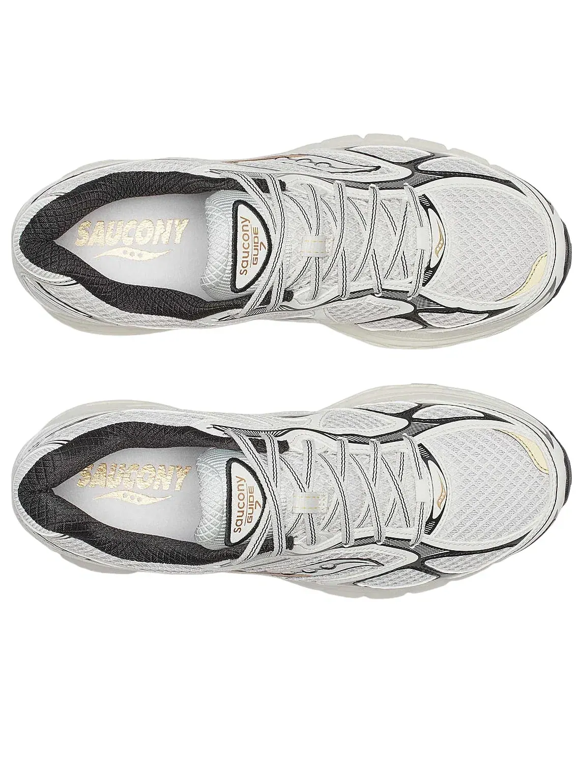 Мужские кроссовки с шнуровкой ProGrid Guide 7 Saucony — изображение 3 из 5, белый