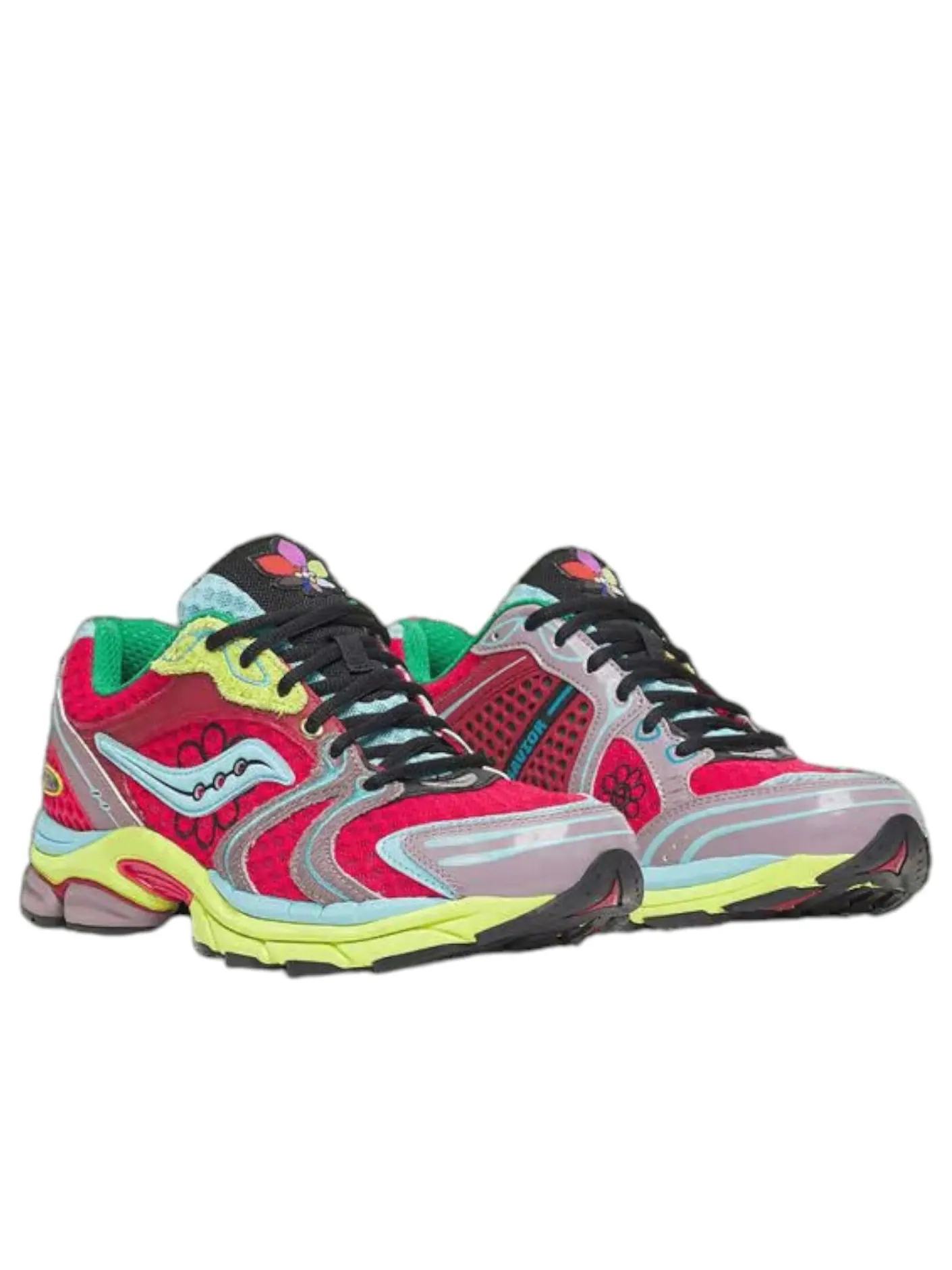 Кроссовки Saucony x Jae Tips ProGrid Triumph 4 'Poison Ivy' — изображение 2 из 4, мульти