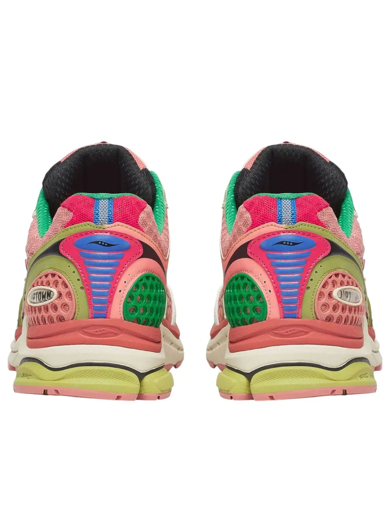 Saucony x Jaetips Progrid Triumph 4 'Virginia Creeper' — изображение 5 из 7, розовый/желтый/мульти