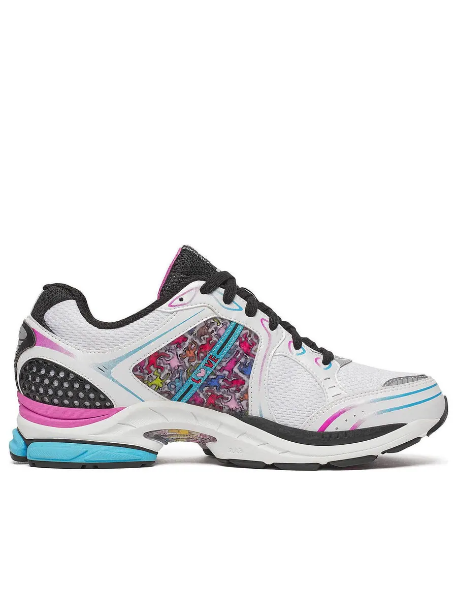 Кроссовки Saucony x Keith Haring ProGrid Triumph 4 'Love' — изображение 2 из 6, белый
