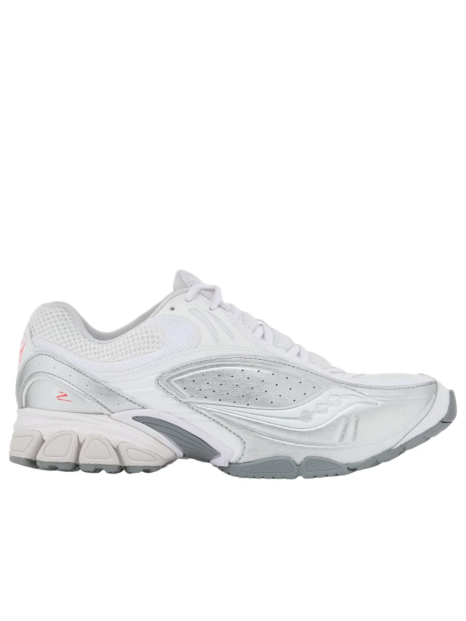 Мужские кроссовки с шнуровкой Progrid V2 Saucony — изображение 2 из 5, серебряный