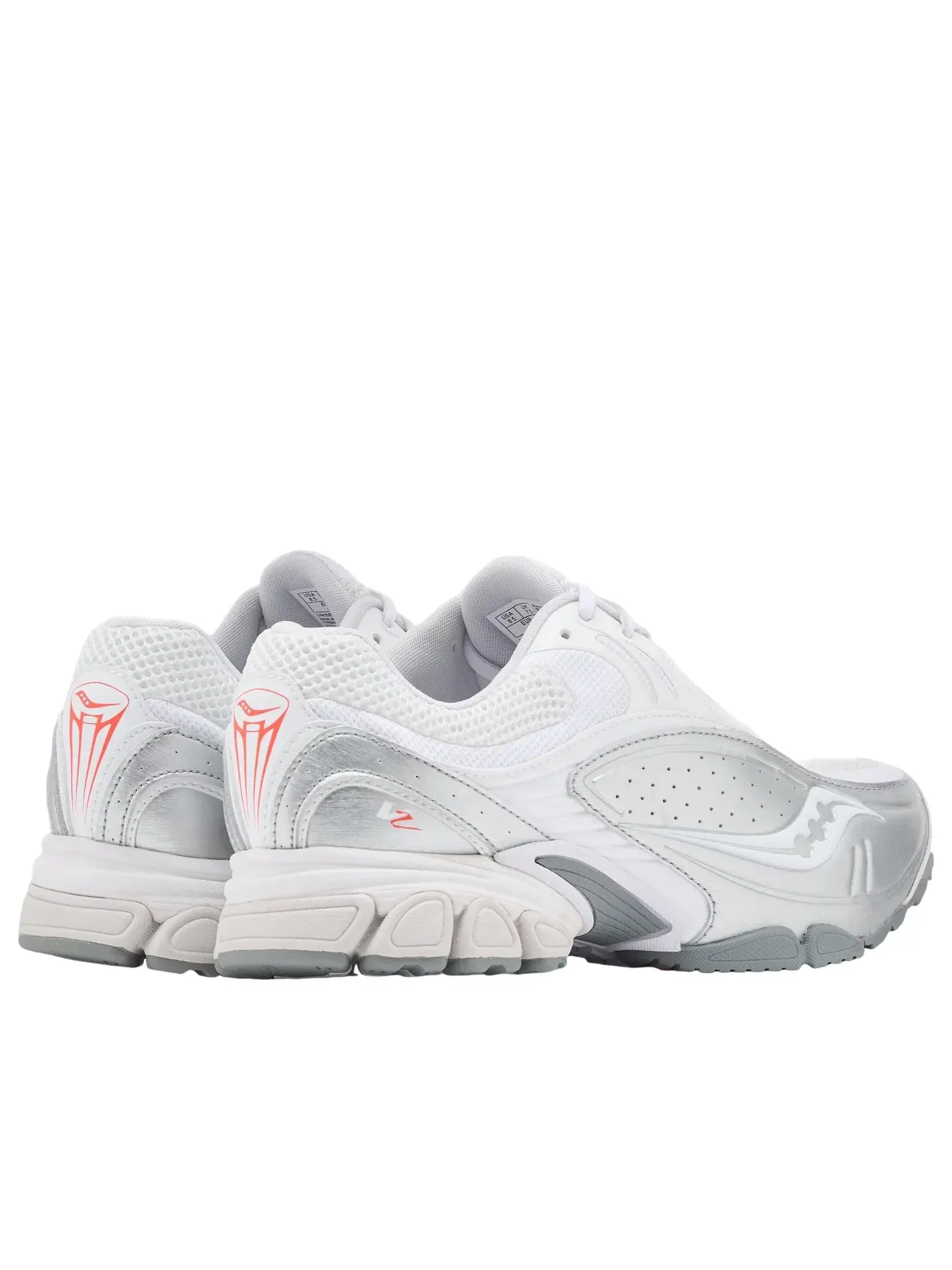 Мужские кроссовки с шнуровкой Progrid V2 Saucony — изображение 3 из 5, серебряный